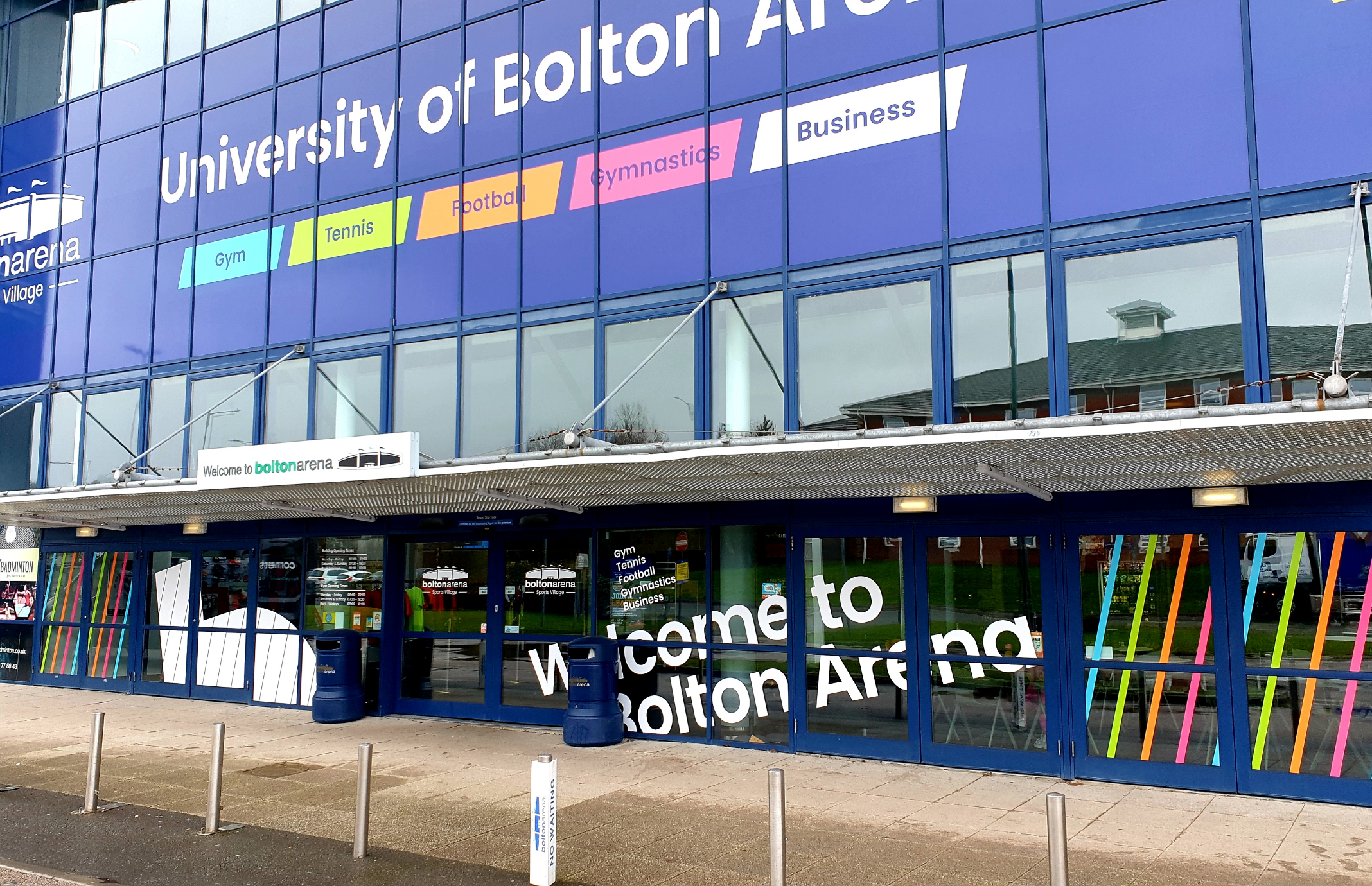 Bolton Arena entrance