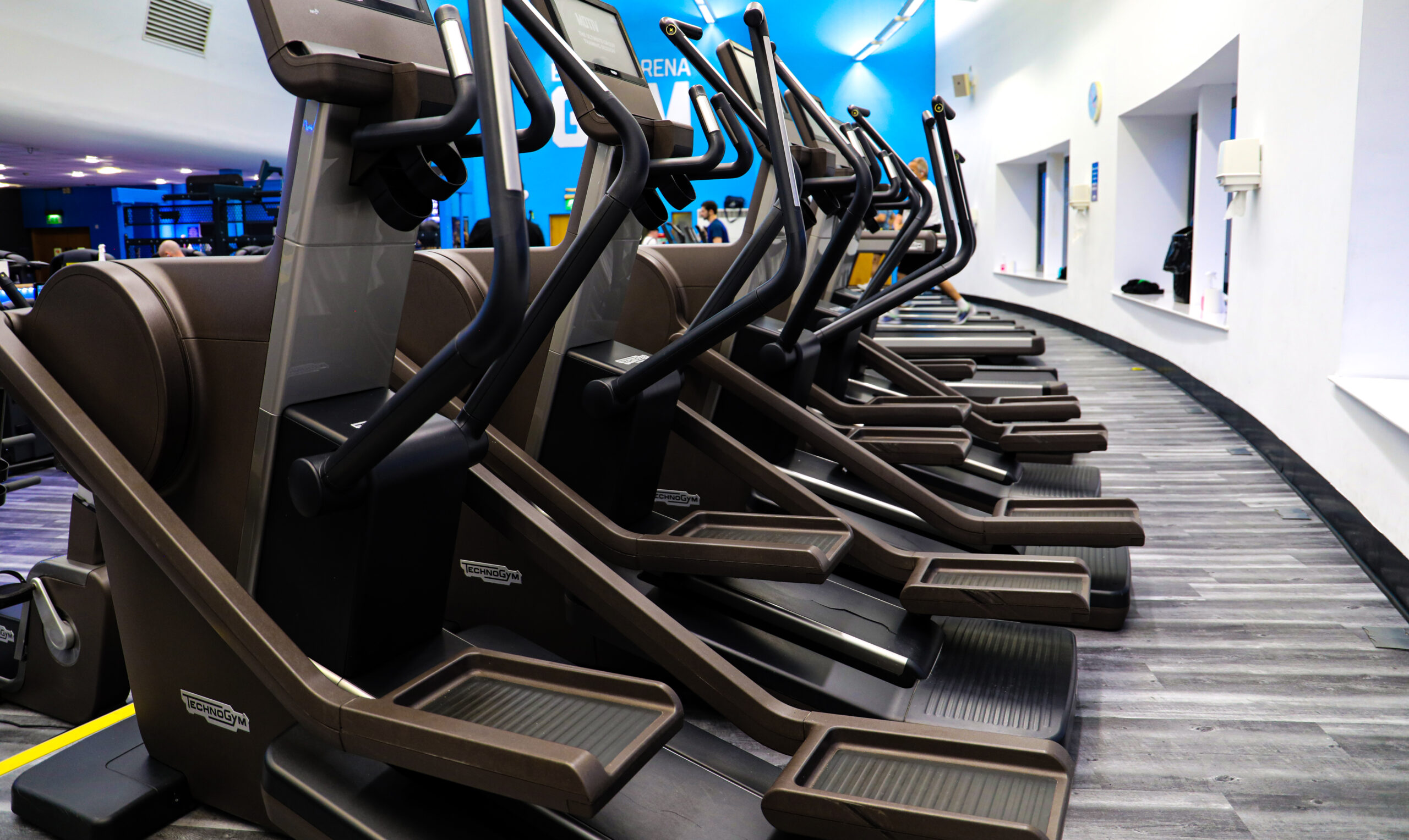 Cardio equipment at bolton arena gym