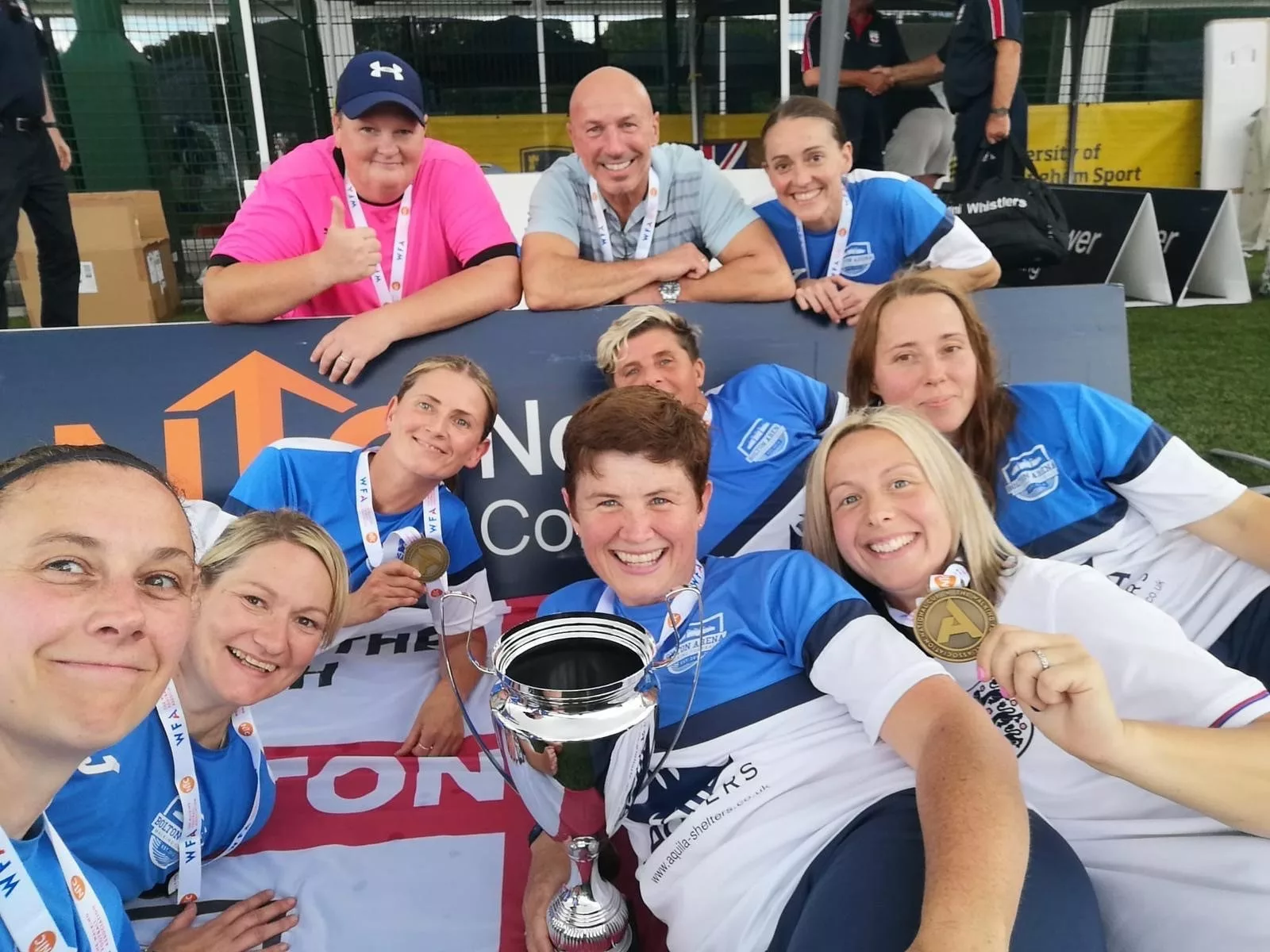 Bolton Arena Women’s Walking Football Squads Shine in National Championships 1 O40s