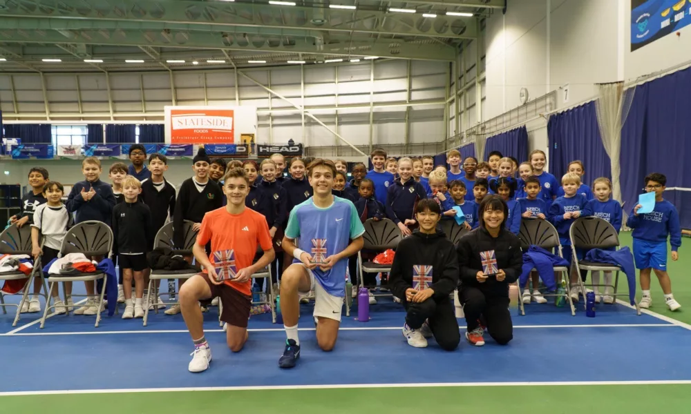 Image of 5331World top tennis juniors return to Bolton Arena project