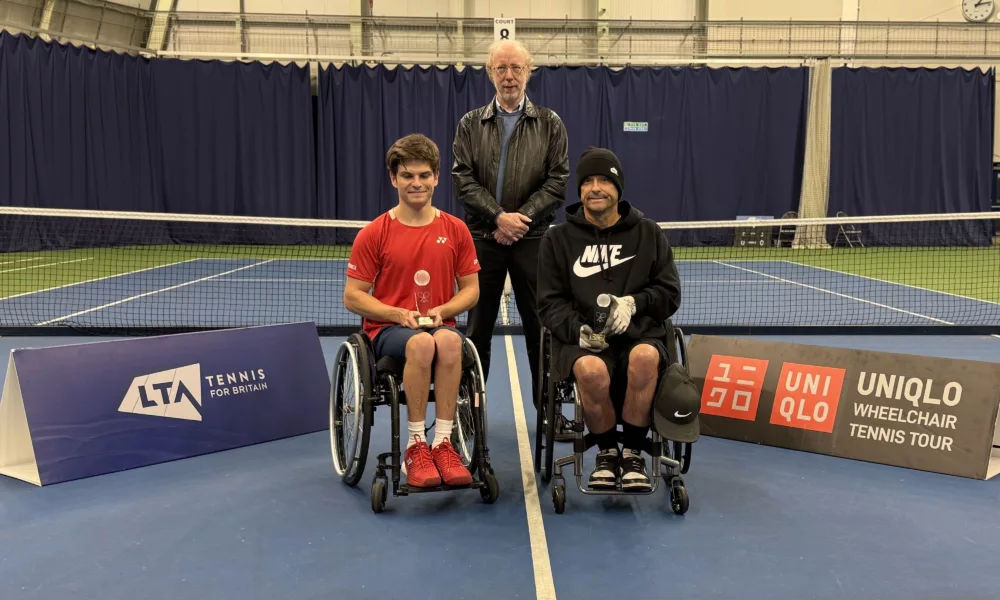 Image of 5484BRITS GREG SLADE AND LUCY SHUKER NET BOLTON INDOOR ITF 2 WHEELCHAIR TITLES project