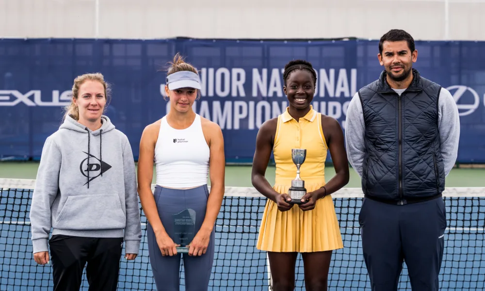 Image of 6782Teenage tennis prodigy April says fond farewell to Bolton Arena mentors project